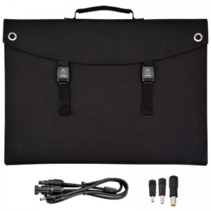 Hordozható összecsukhatónapelemes töltő 60W 18V kemping mobiltelefon töltés